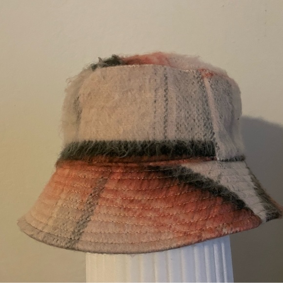 Anthropologie Other - Designer Style Plaid Bucket Hat
